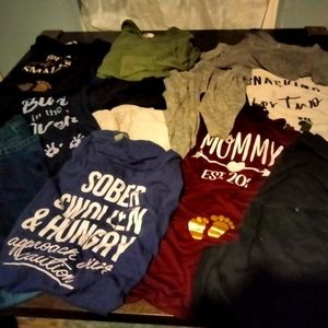 Lots of maternity clothes